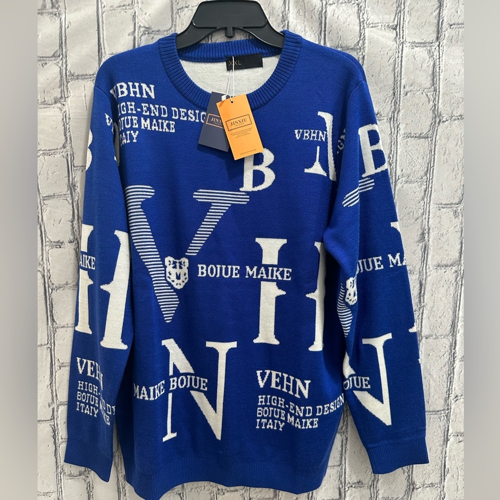 Jinxiu Collection Men’s Knit Sweater XXL Heavy Material Super Soft Great Fall